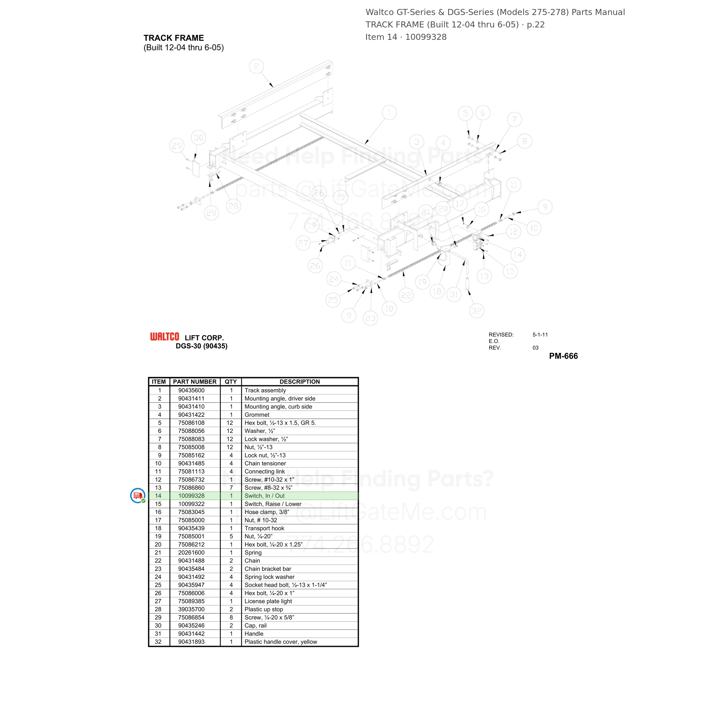 Waltco GT-Series & DGS-Series (Models 275-278)