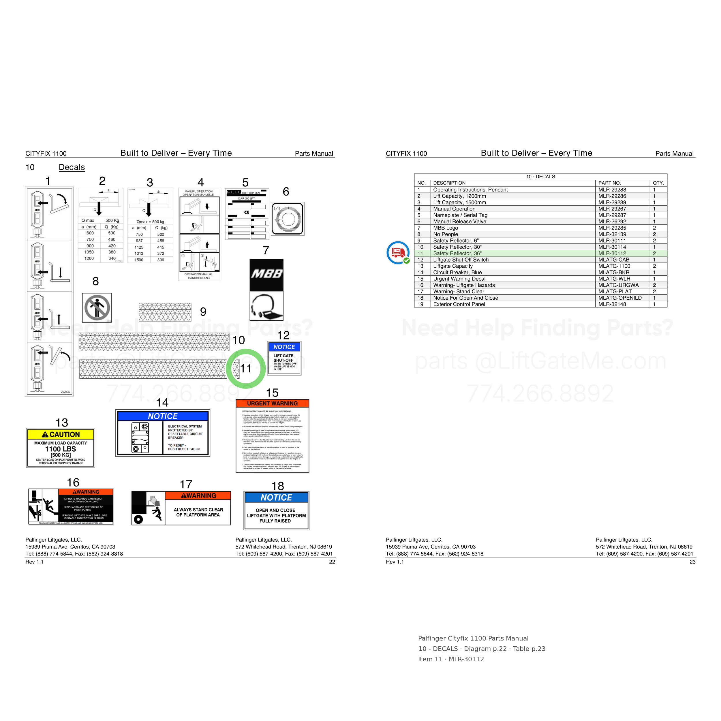 Palfinger Cityfix 1100