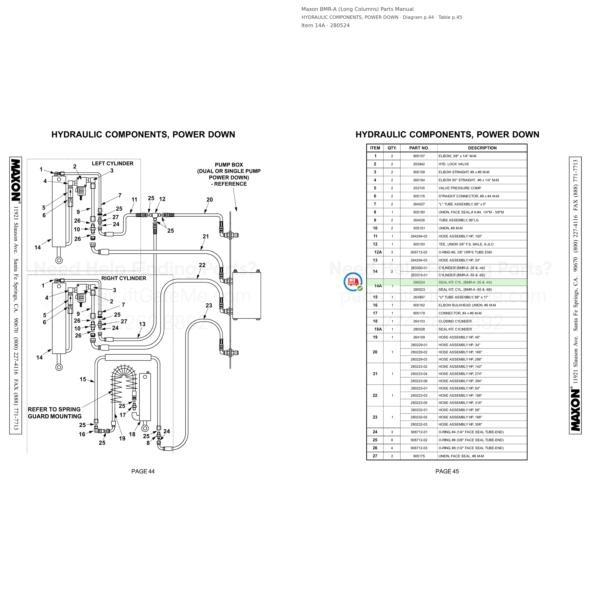 BMR-A (Long Columns)