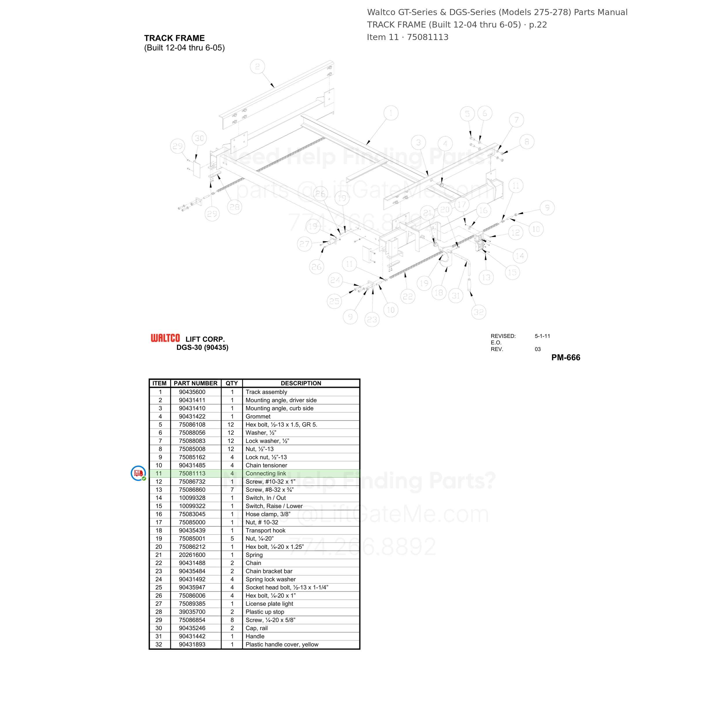 Waltco GT-Series & DGS-Series (Models 275-278)