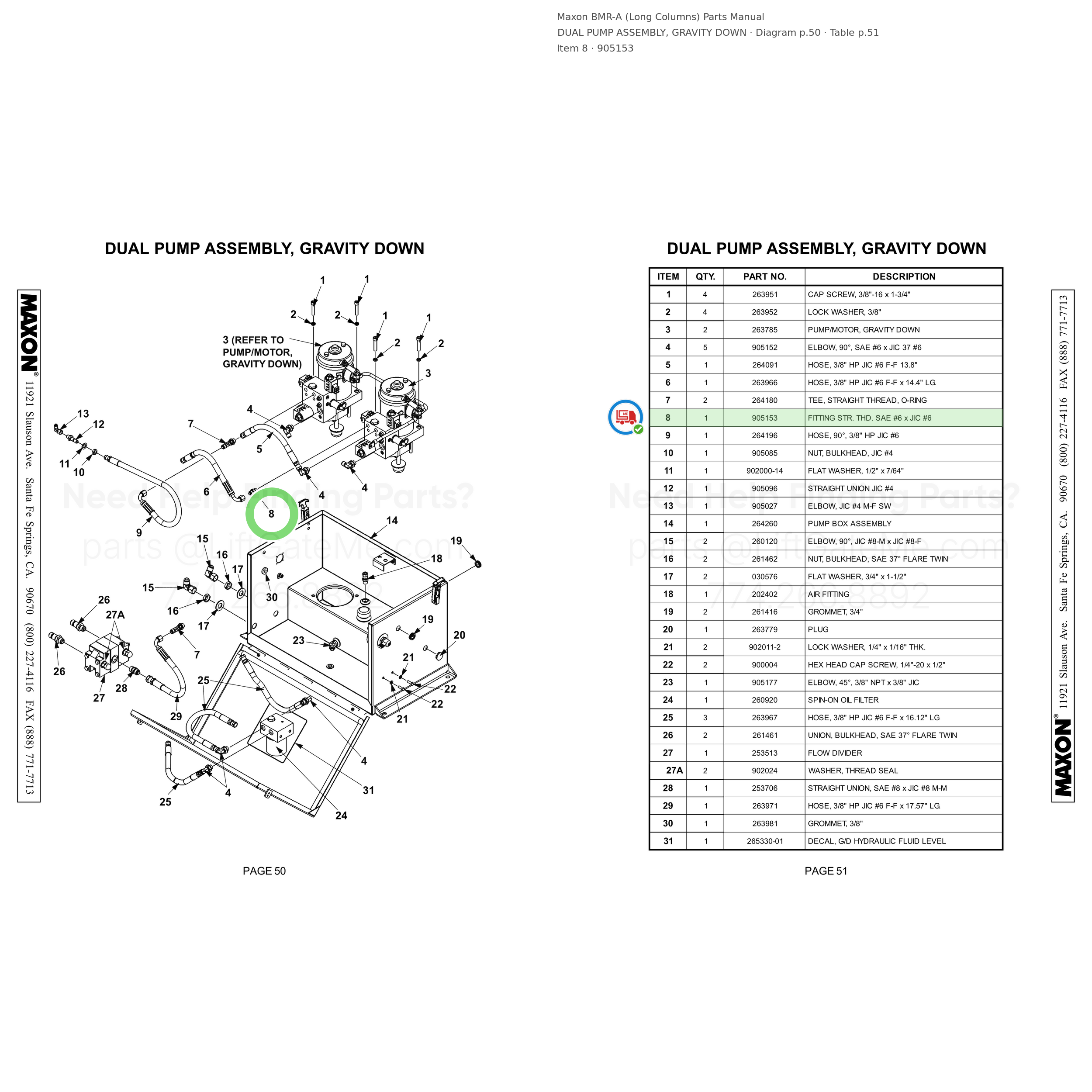 BMR-A (Long Columns)