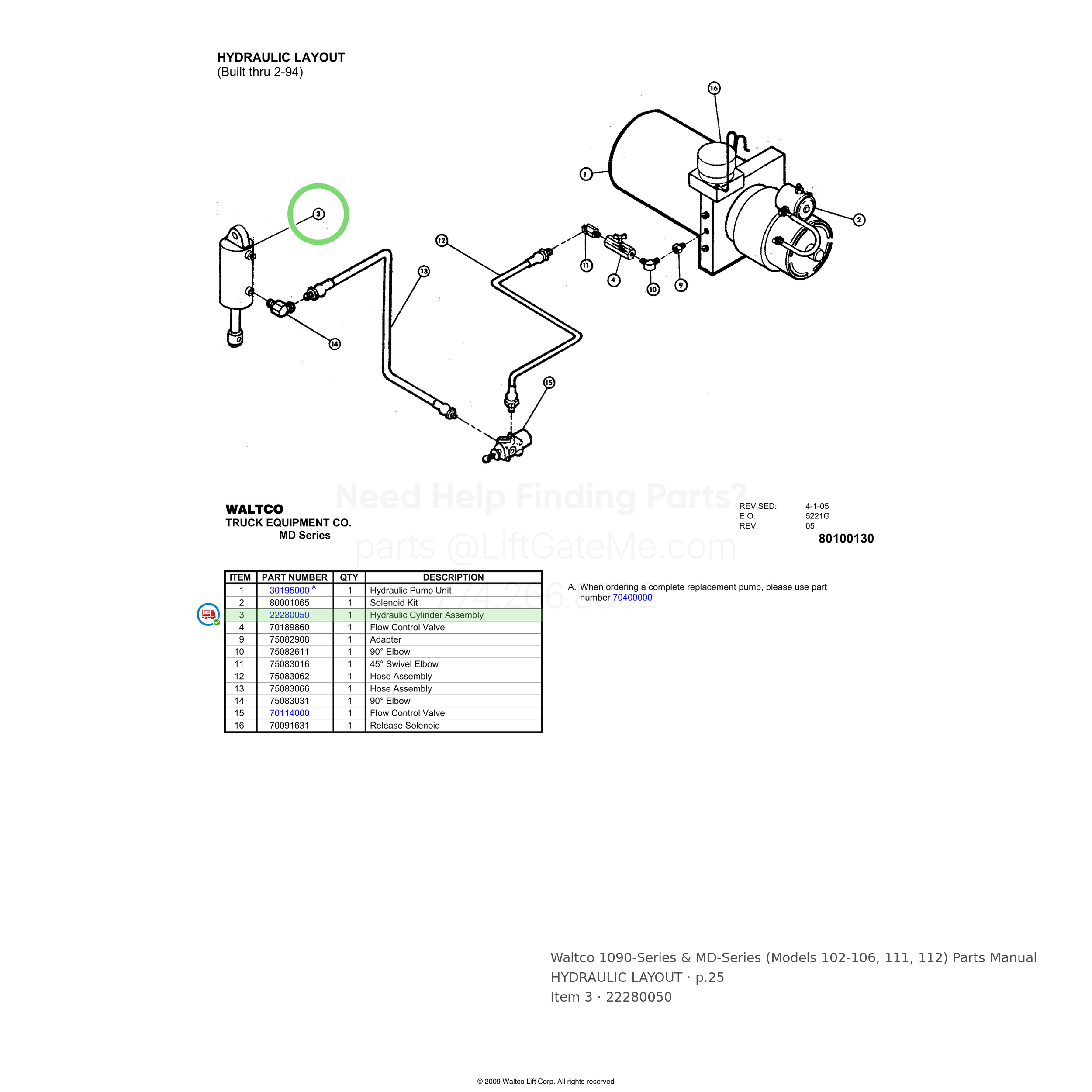 Waltco 1090-SERIES & MD-Series (Models 102-106, 111, 112)