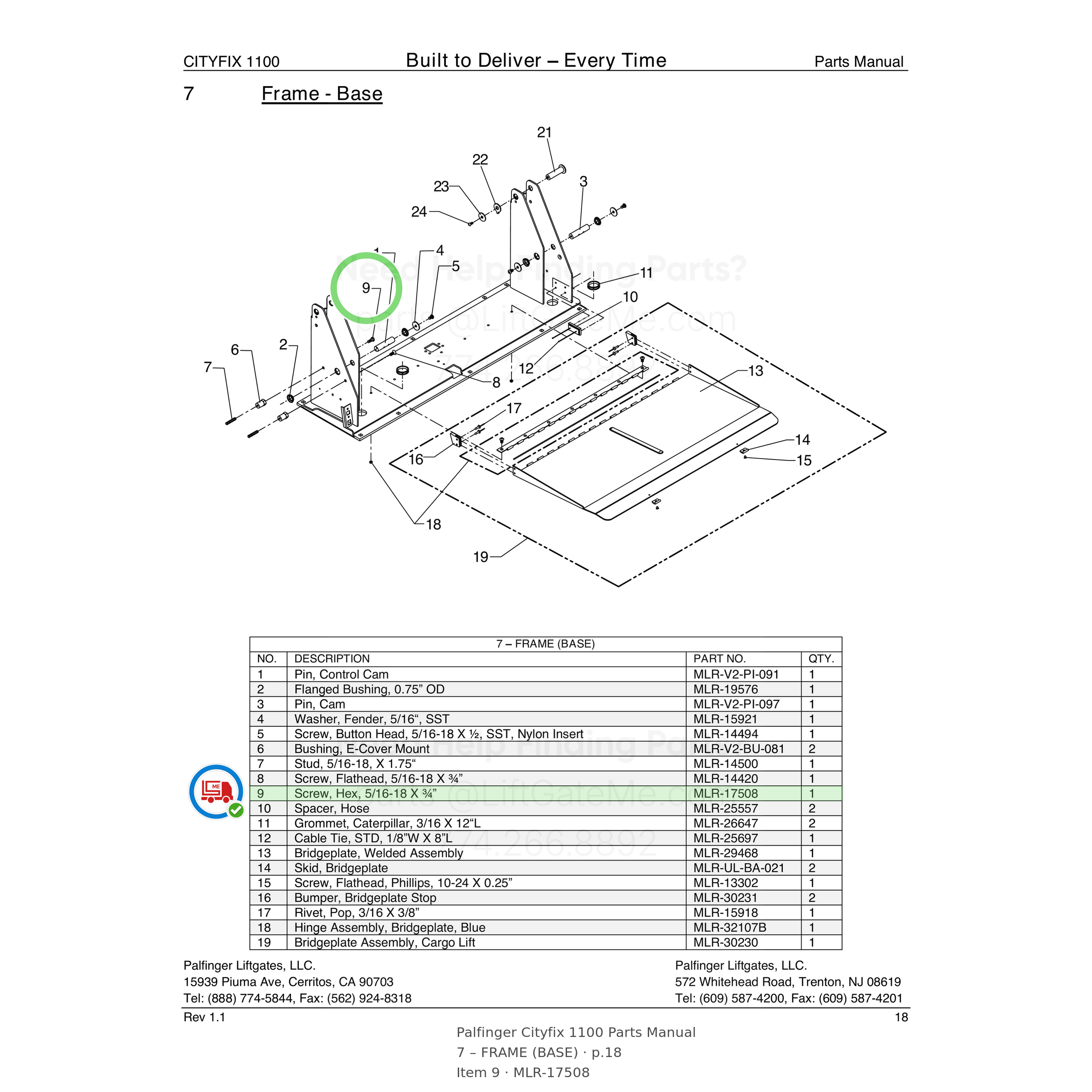 Palfinger Cityfix 1100