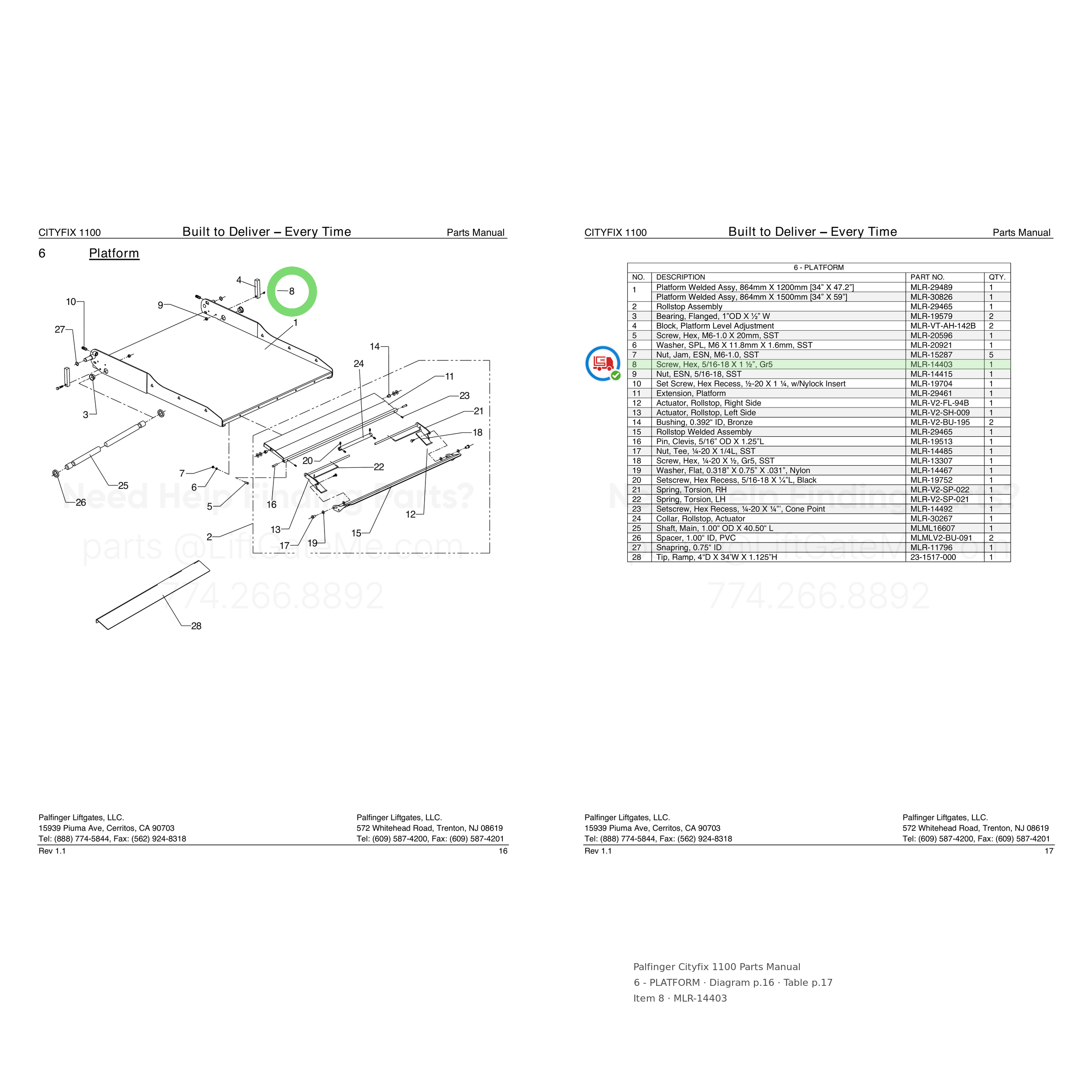 Palfinger Cityfix 1100