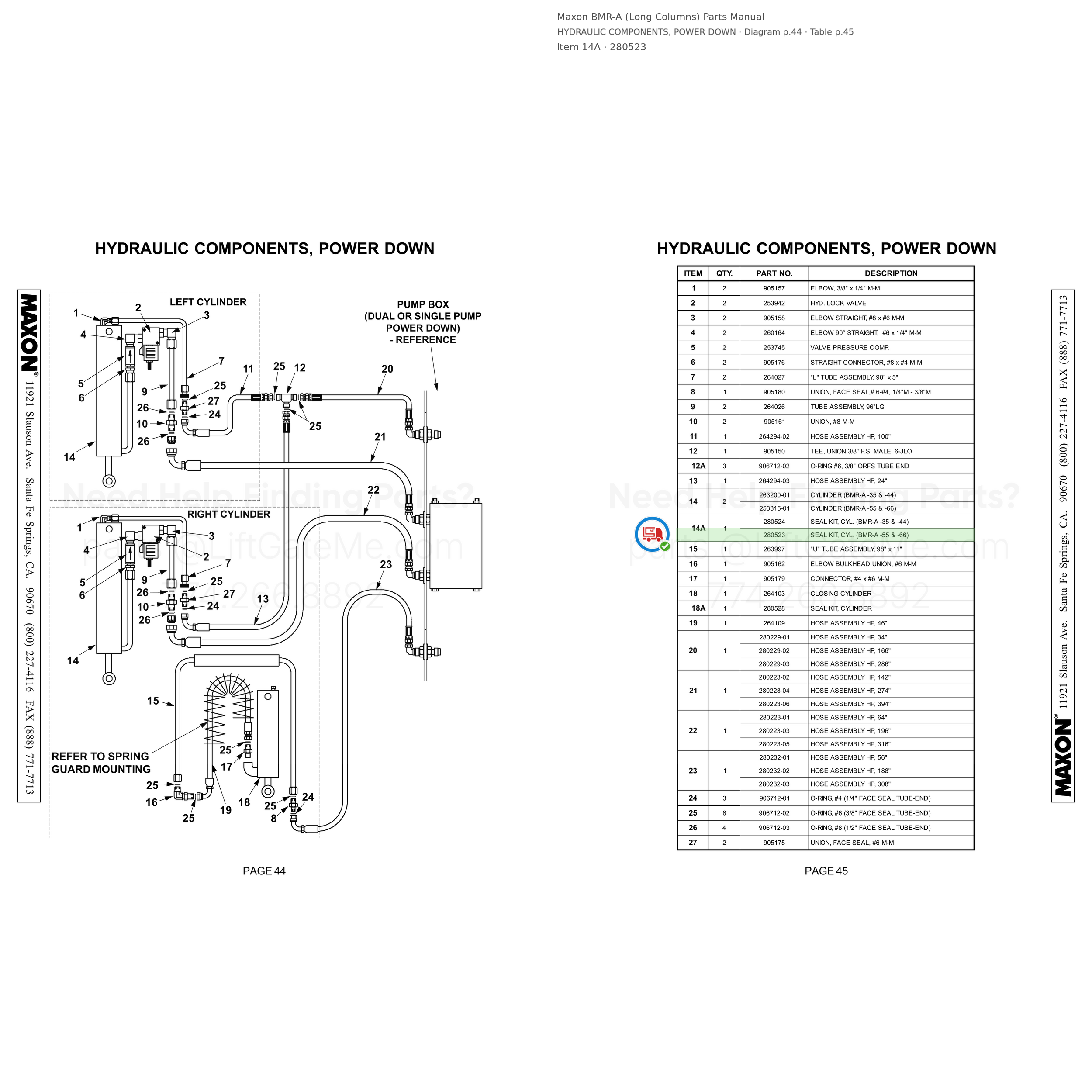BMR-A (Long Columns)
