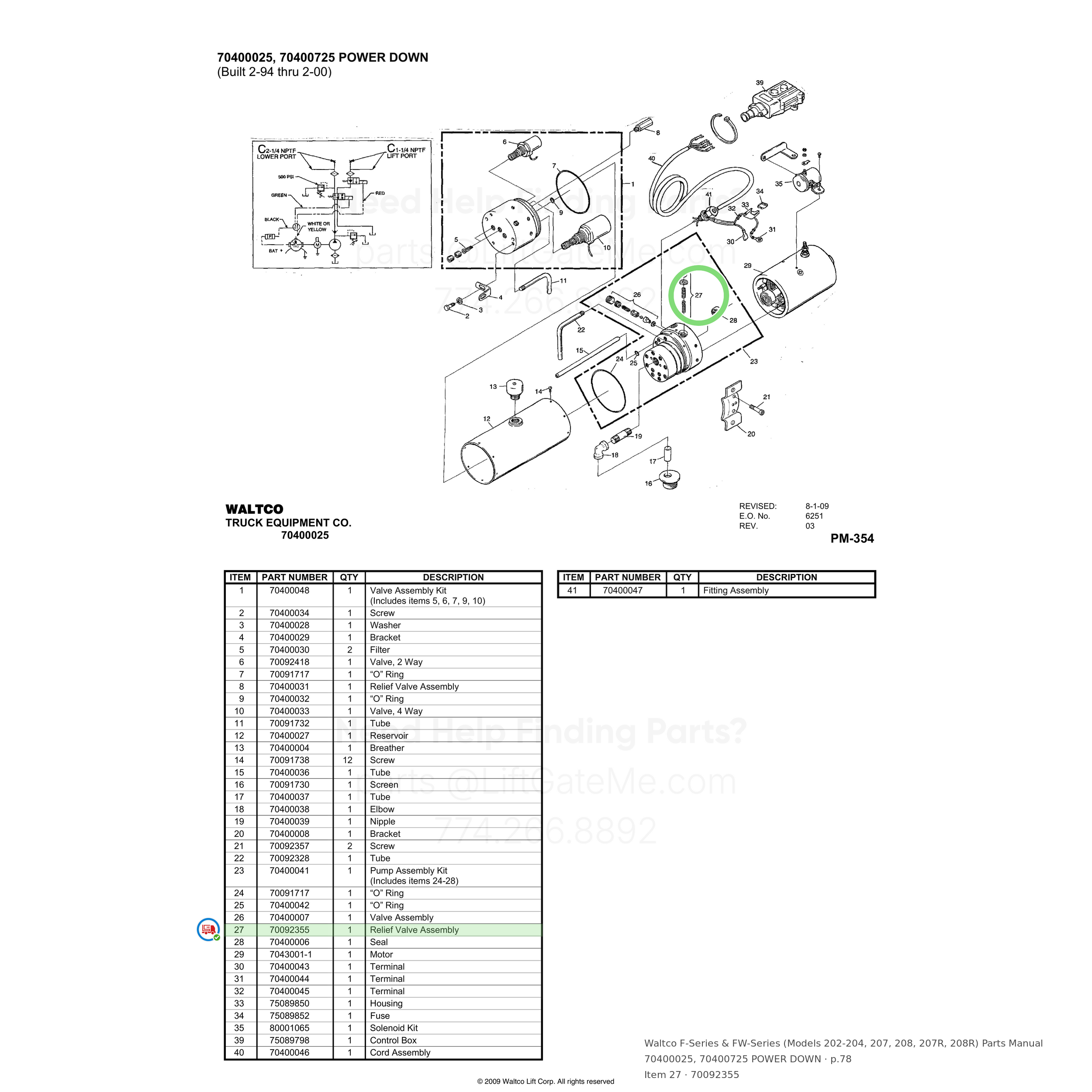 Waltco F-Series & FW-Series (Models 202-204, 207, 208, 207R, 208R)