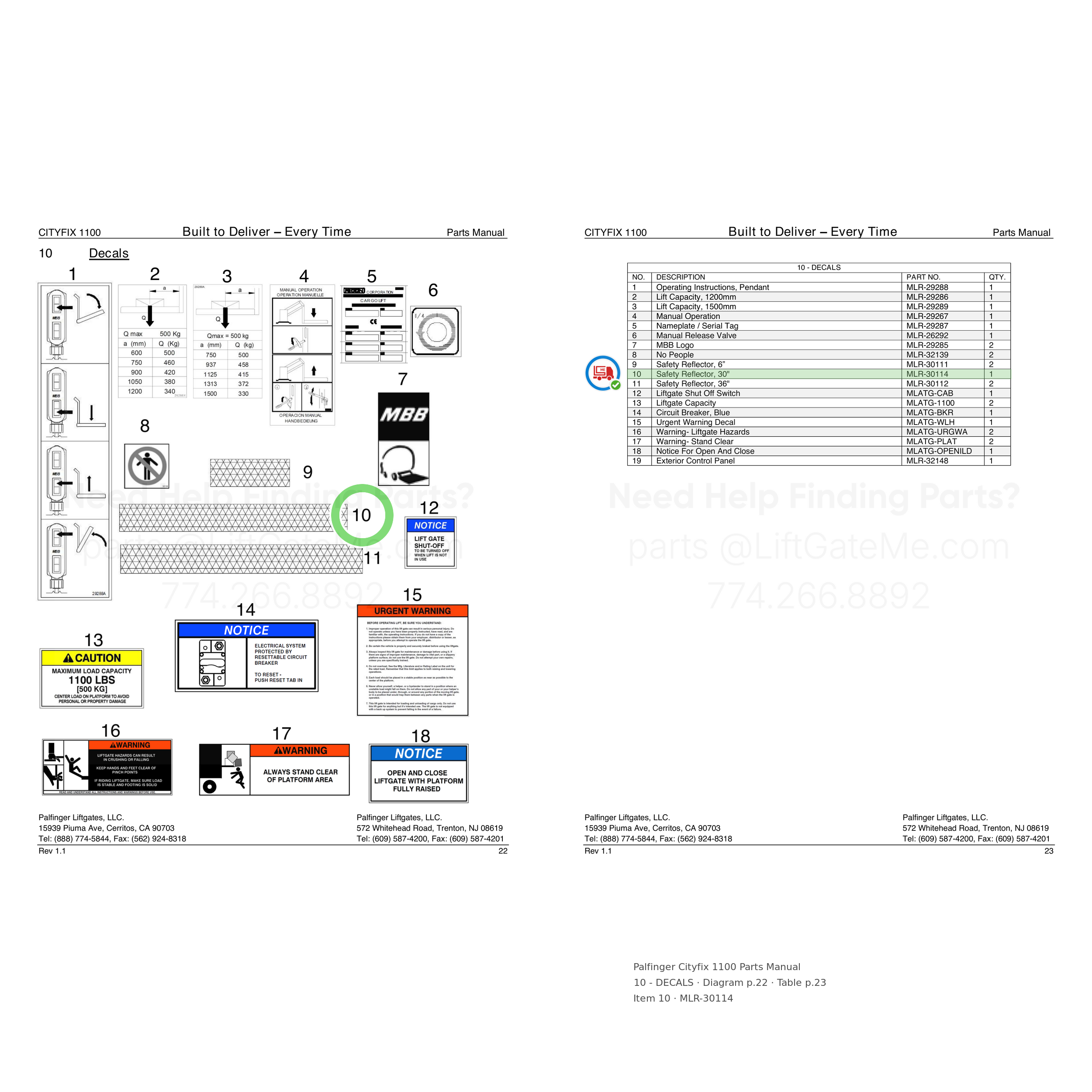 Palfinger Cityfix 1100