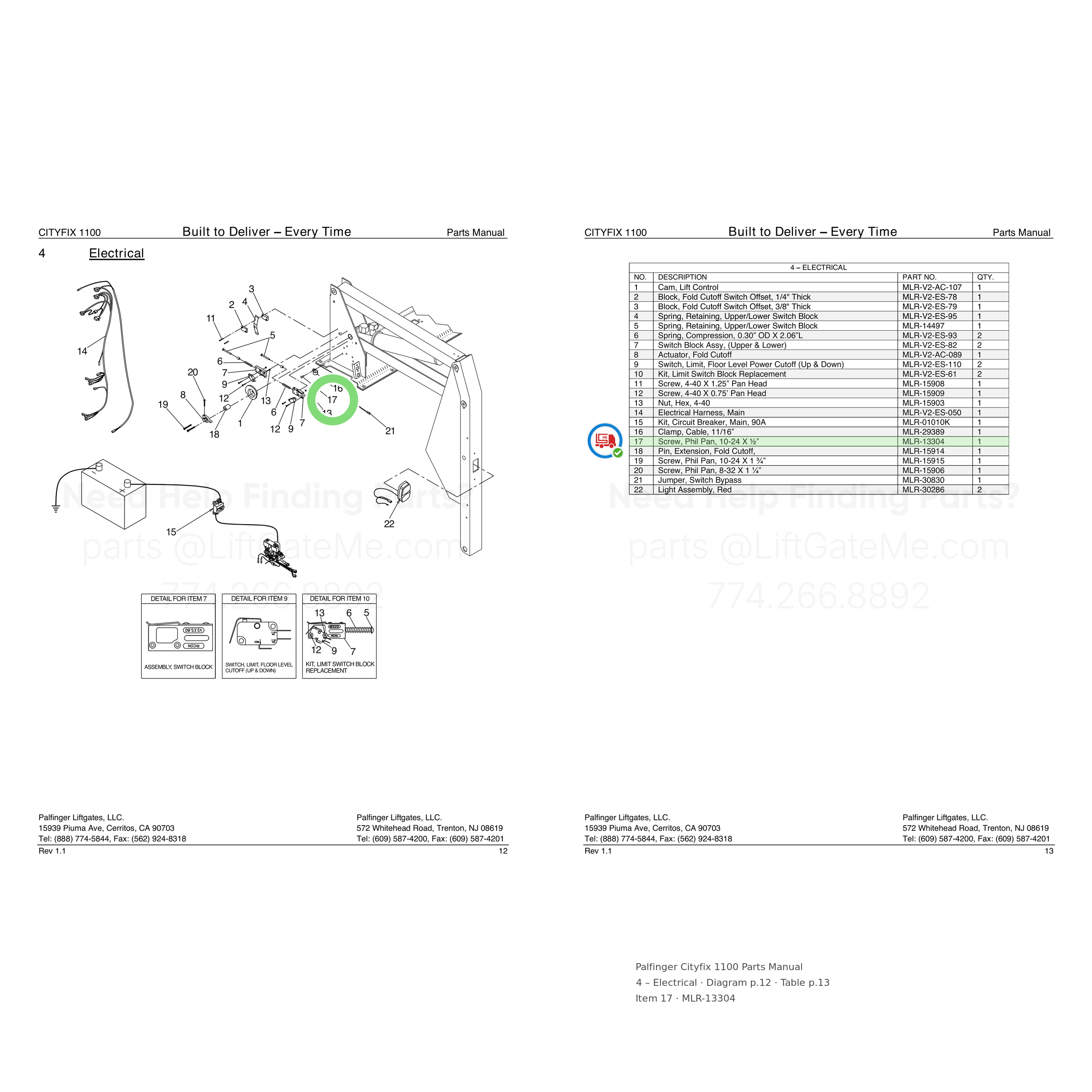 Palfinger Cityfix 1100