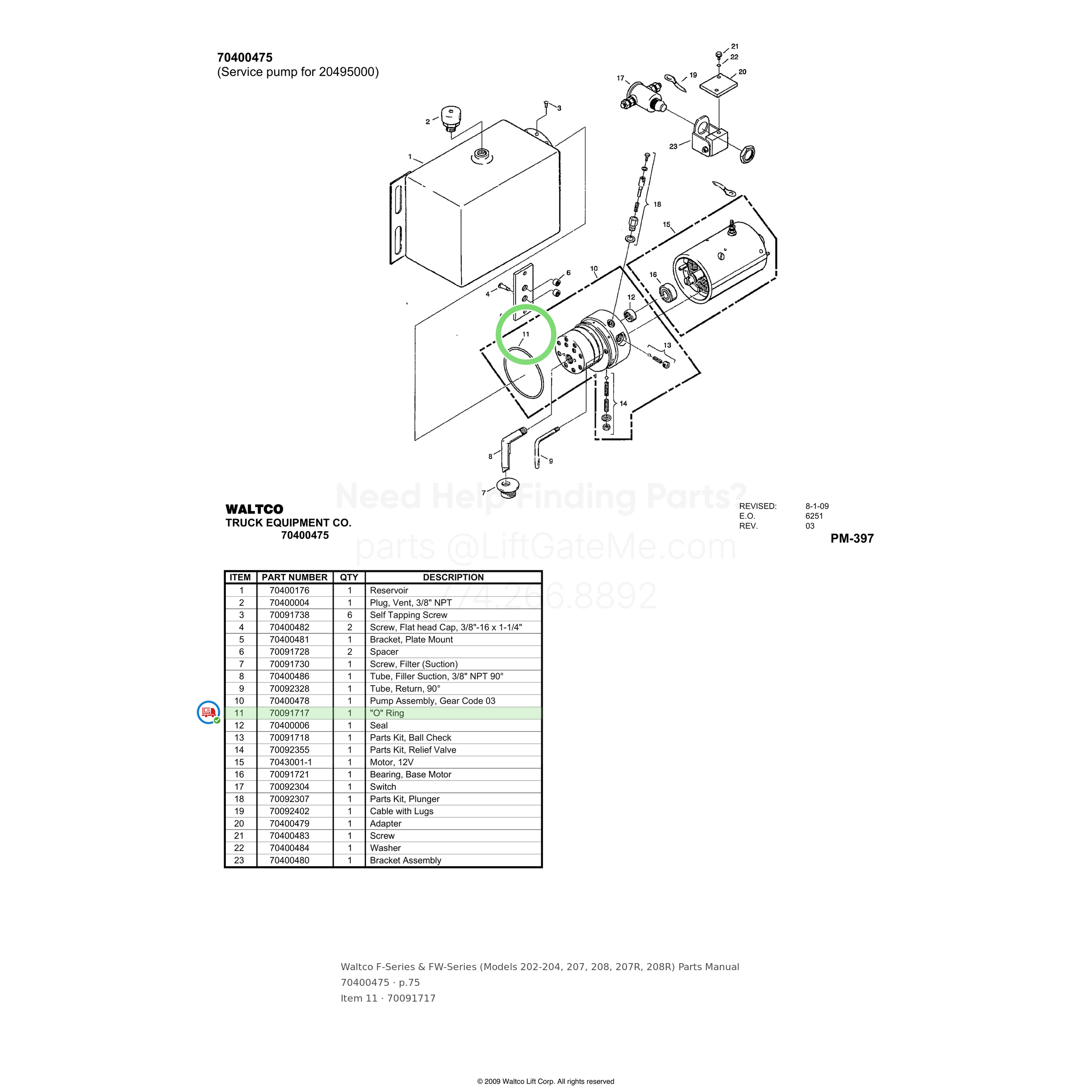 Waltco F-Series & FW-Series (Models 202-204, 207, 208, 207R, 208R)