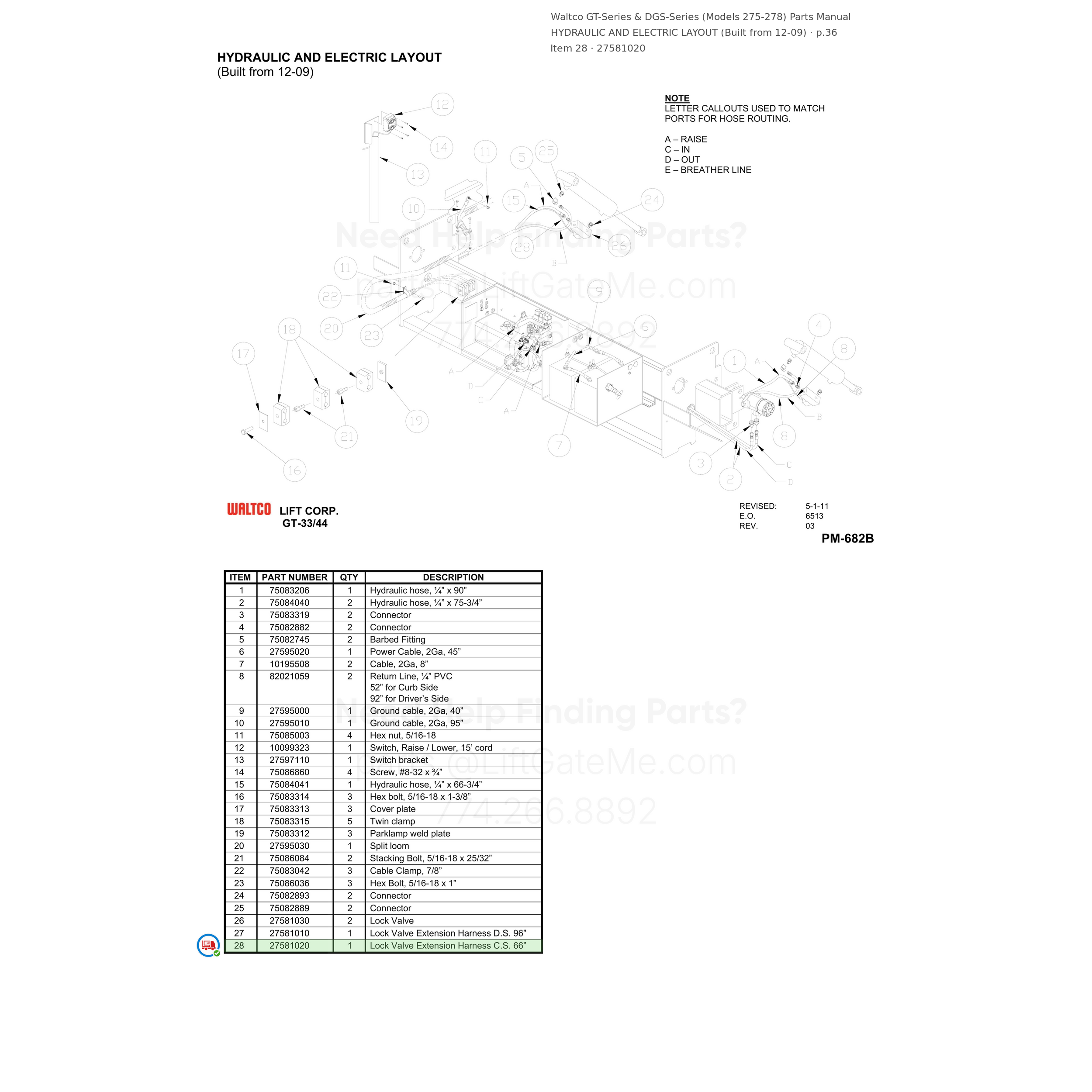 Waltco GT-Series & DGS-Series (Models 275-278)